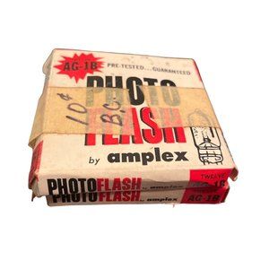 Vintage Photo Flash By Amplex AG-1B Lot of 2 boxes